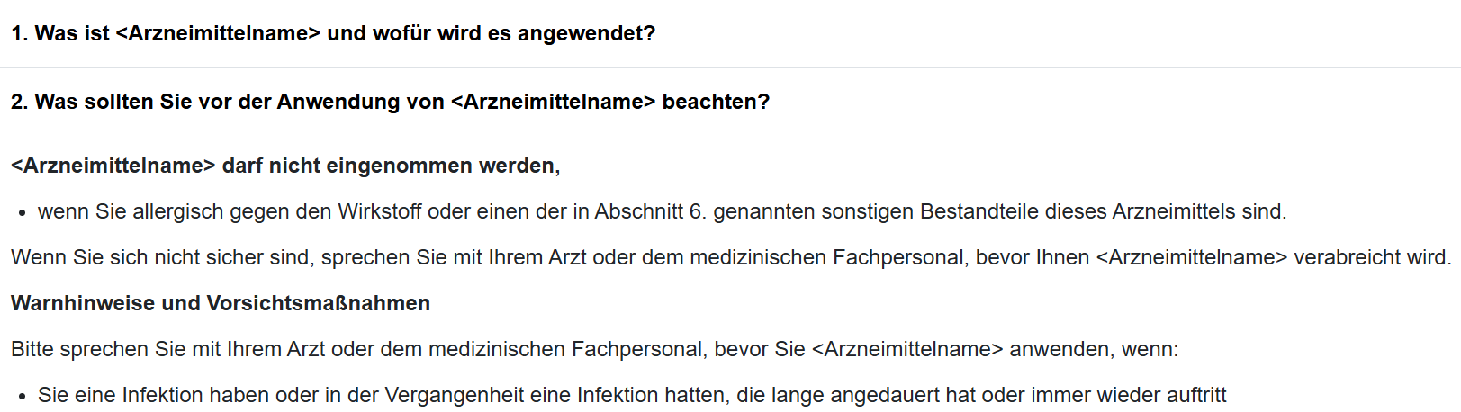 Überschriften-Hierarchie