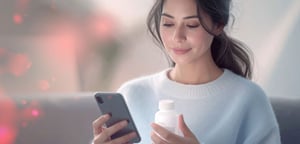 Rote-Liste-8-ultra-woman-medicine-phone-copyspace